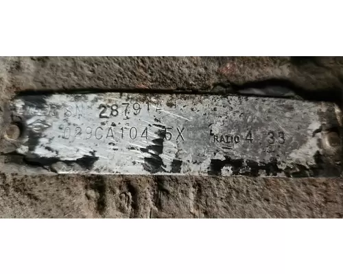 Dana RA29 Axle Assembly, Rear