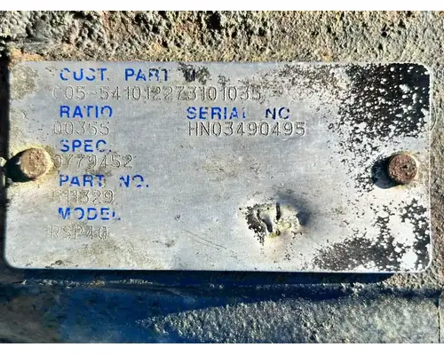 Rears (Rear) Dana RSP 40 Complete Recycling Group LLC