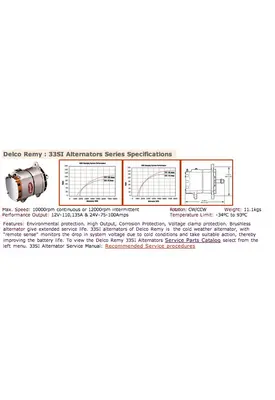 Delco-Remi 35SI Alternator