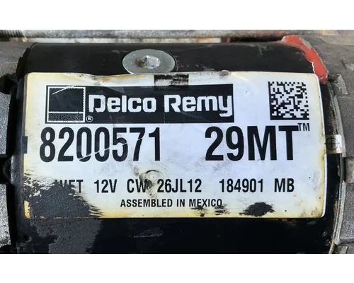 Delco Remy 8200571-29MT Starter Motor