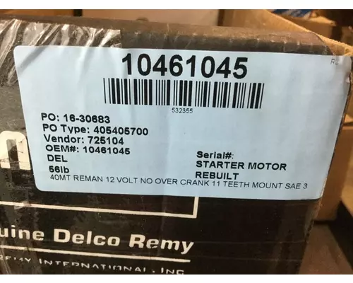 Starter Motor Delco 40MT Marshfield Transportation Products