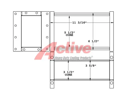 Radiator Detroit Diesel  Active Radiator