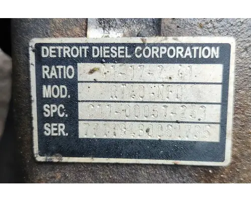 Detroit Diesel Other Cutoff