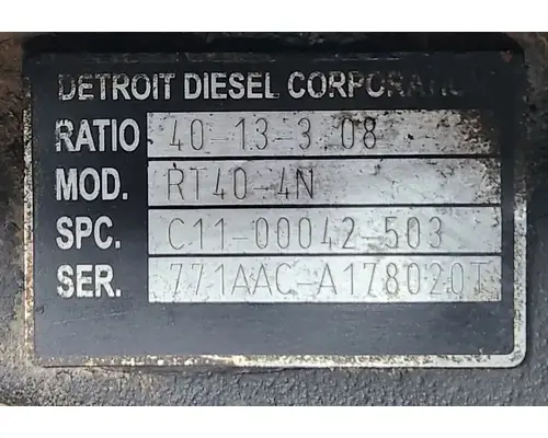 Detroit Diesel Other Cutoff