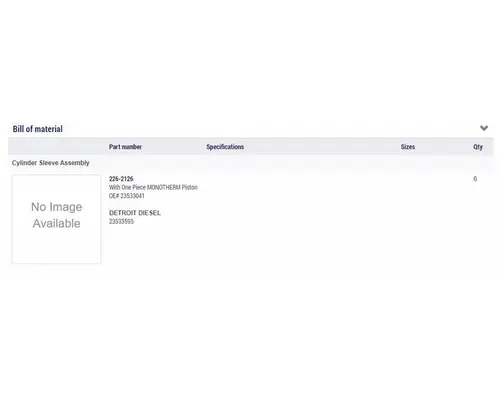 Engine Reman Kit DETROIT DIESEL Series 60 12.7L Frontier Truck Parts