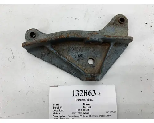 Brackets, Misc. DETROIT 23527288 West Side Truck Parts