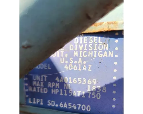 Detroit 4-71 Engine Assembly