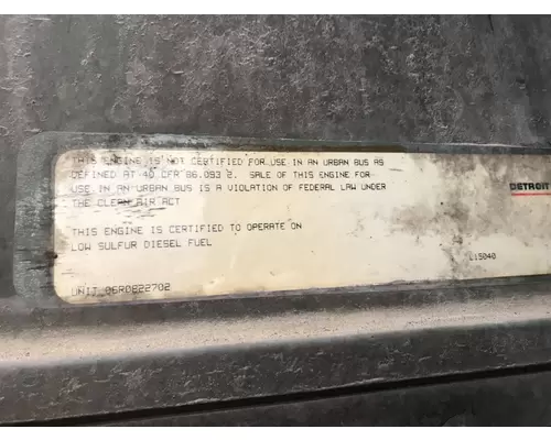 Detroit 60 SER 12.7 Engine Assembly