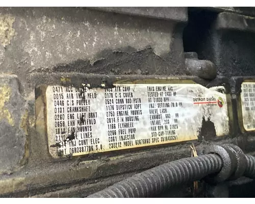 Detroit 60 SER 12.7 Engine Assembly