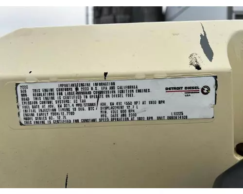 Detroit 60 SER 12.7 Engine Assembly