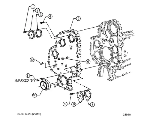Detroit 60 SER 12.7 Engine Misc. Parts