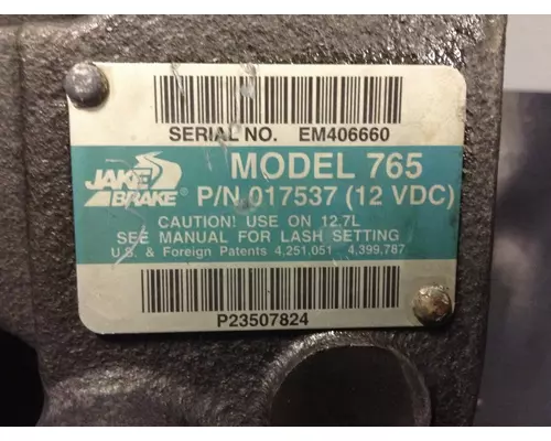 Detroit 60 SER 12.7 Jake Brake ( see also 3053 Engine Valve & Related)