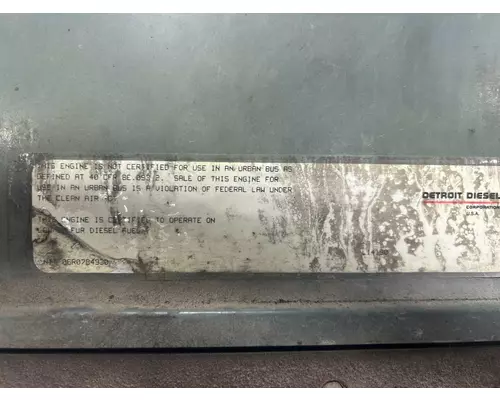 Detroit 60 SER 14.0 Engine Assembly