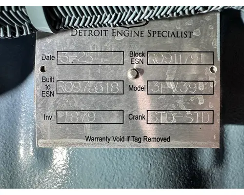 Detroit 60 SER 14.0 Engine Assembly