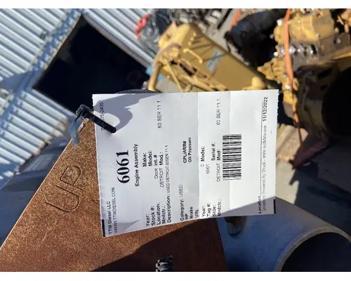 Engine Assembly DETROIT 60 SER 11.1 Ttm Diesel LLC