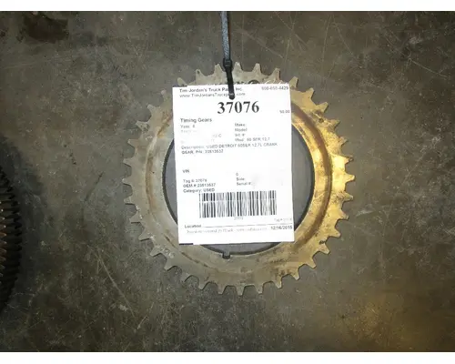 Timing Gears DETROIT 60 SER 12.7 Tim Jordan's Truck Parts, Inc.