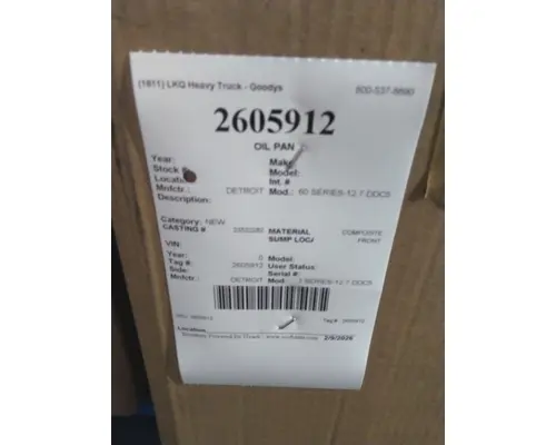 Oil Pan DETROIT 60 SERIES-12.7 DDC5 LKQ Heavy Truck - Goodys