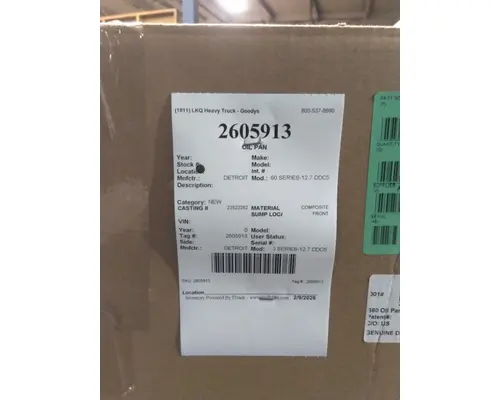Oil Pan DETROIT 60 SERIES-12.7 DDC5 LKQ Heavy Truck - Goodys