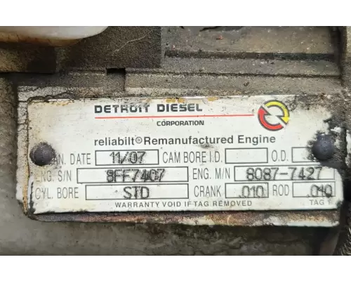 Detroit 8V-92TA Engine Assembly