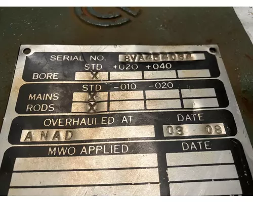 Detroit 8V71T Engine Assembly