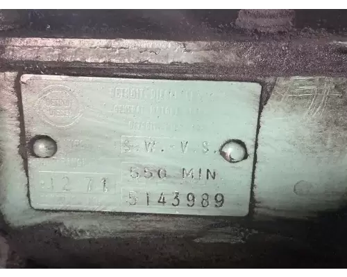 Detroit 8V71 Engine Assembly