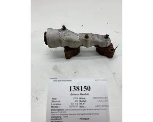 Exhaust Manifold DETROIT A4721421001 West Side Truck Parts