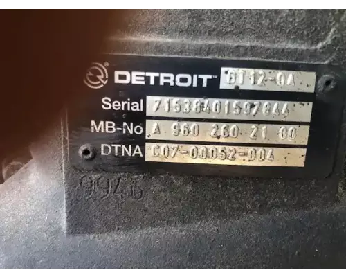 Detroit D12-OA-1650 Transmission Assembly