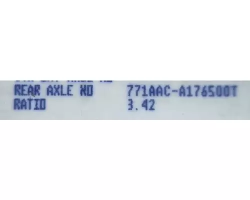 Detroit DA-RT-40.0-4 Axle Assembly, Rear