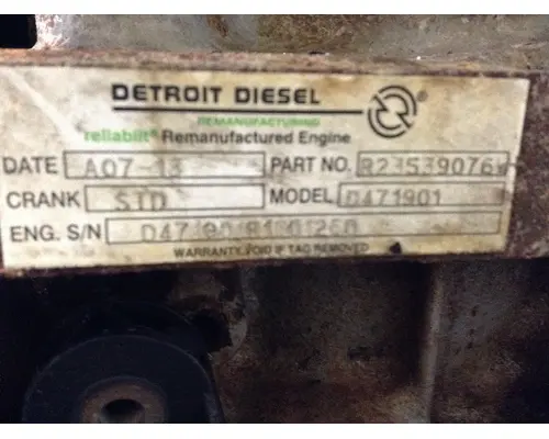 Detroit DD13 Engine Assembly