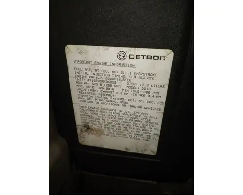Detroit DD13 Engine Assembly