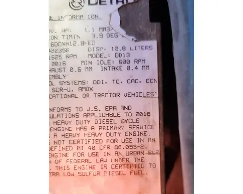 Detroit DD13 Engine Assembly