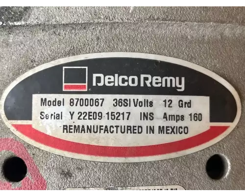 Detroit DD15 Alternator