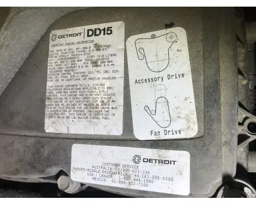 Detroit DD15 Engine Assembly