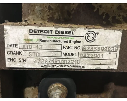 Detroit DD15 Engine Assembly