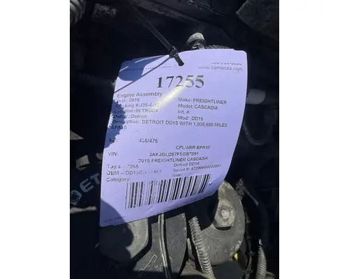 Detroit DD15 Engine Assembly