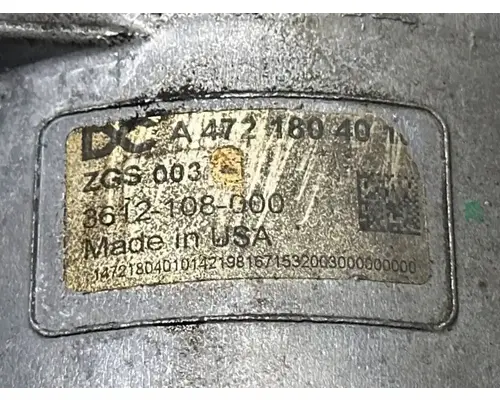 Detroit DD15 Engine Parts, Misc.