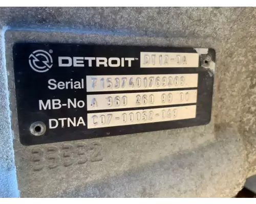 Detroit DT12-DA-1750 Transmission Assembly
