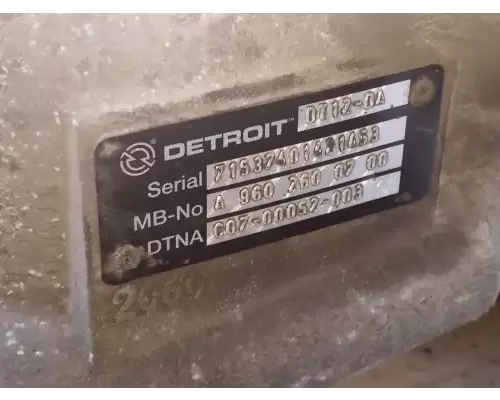 Detroit DT12-DA Transmission Assembly