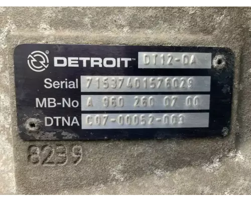 Detroit DT12-DA Transmission Assembly