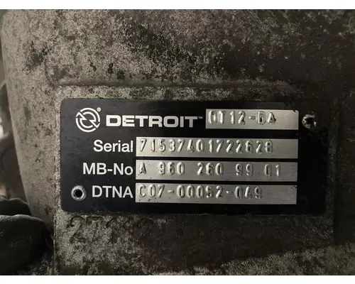 Detroit DT12-DA Transmission