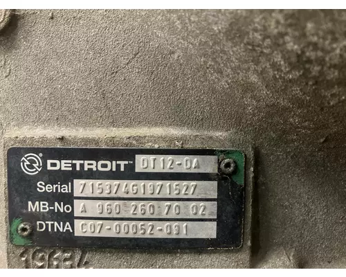 Detroit DT12-DA Transmission