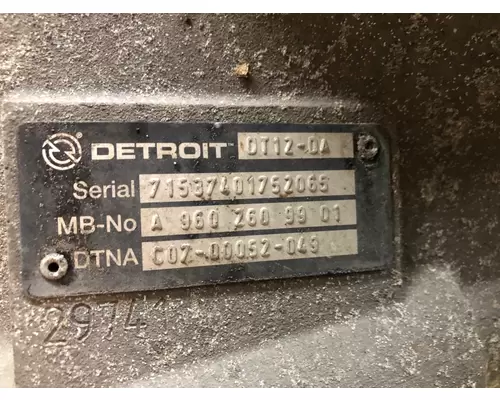 Detroit DT12-DA Transmission