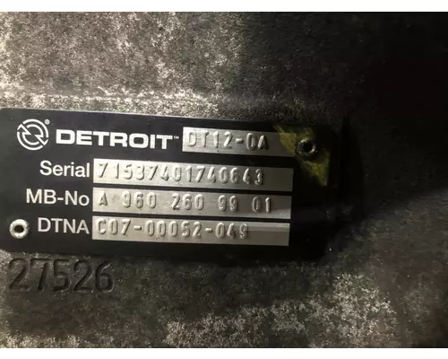 Detroit DT12-DA Transmission