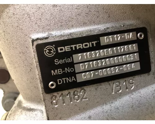 Detroit DT12-DA Transmission