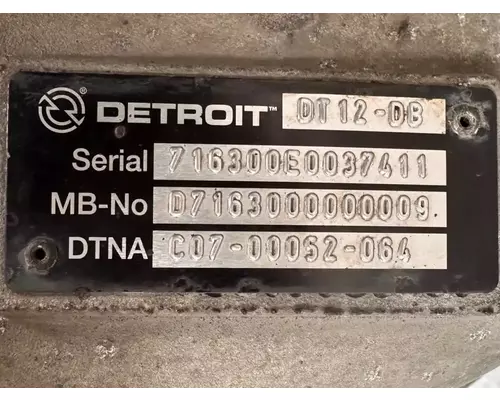 Detroit DT12-DB Transmission Assembly