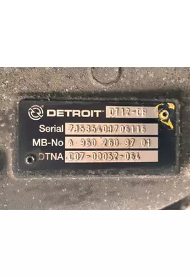 Detroit DT12-DB Transmission Assembly