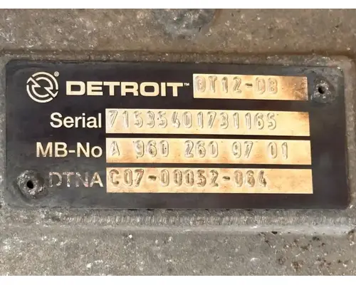 Detroit DT12-DB Transmission Assembly
