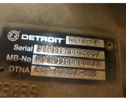 Detroit DT12-OA-1750HD Transmission Assembly