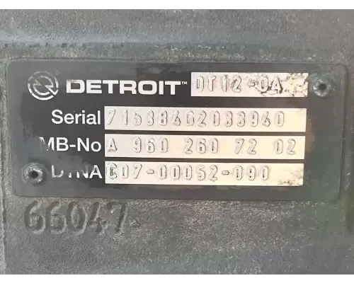 Detroit DT12-OA Transmission Assembly
