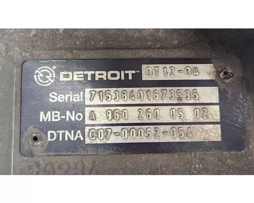 Detroit DT12-OA Transmission Assembly